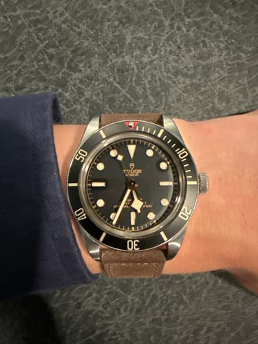 Customer photo review of The Selous - Premium Suede Strap