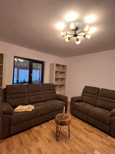 Customer photo review of Lustra Aplicata Abajur Fumuriu DF1055-6