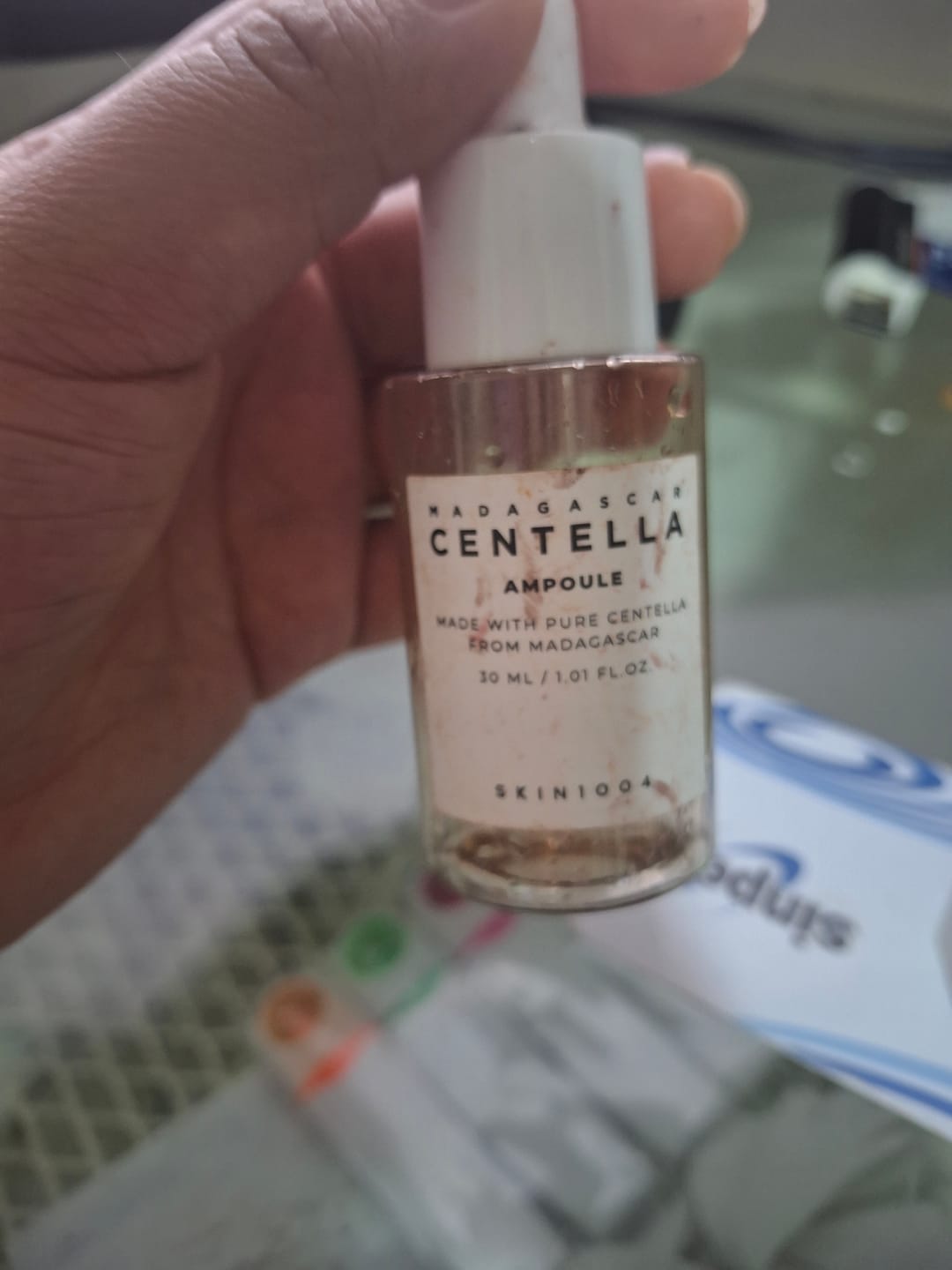 Customer photo review of Madagascar Centella Ampoule