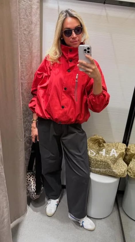 Customer photo review of Clara High-Neck Jacket