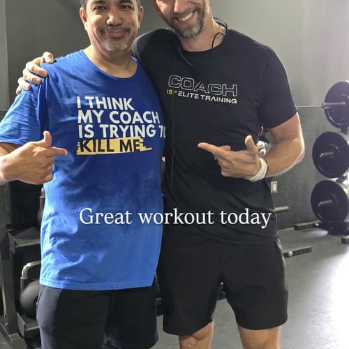 Customer photo review of MY COACH T-SHIRT