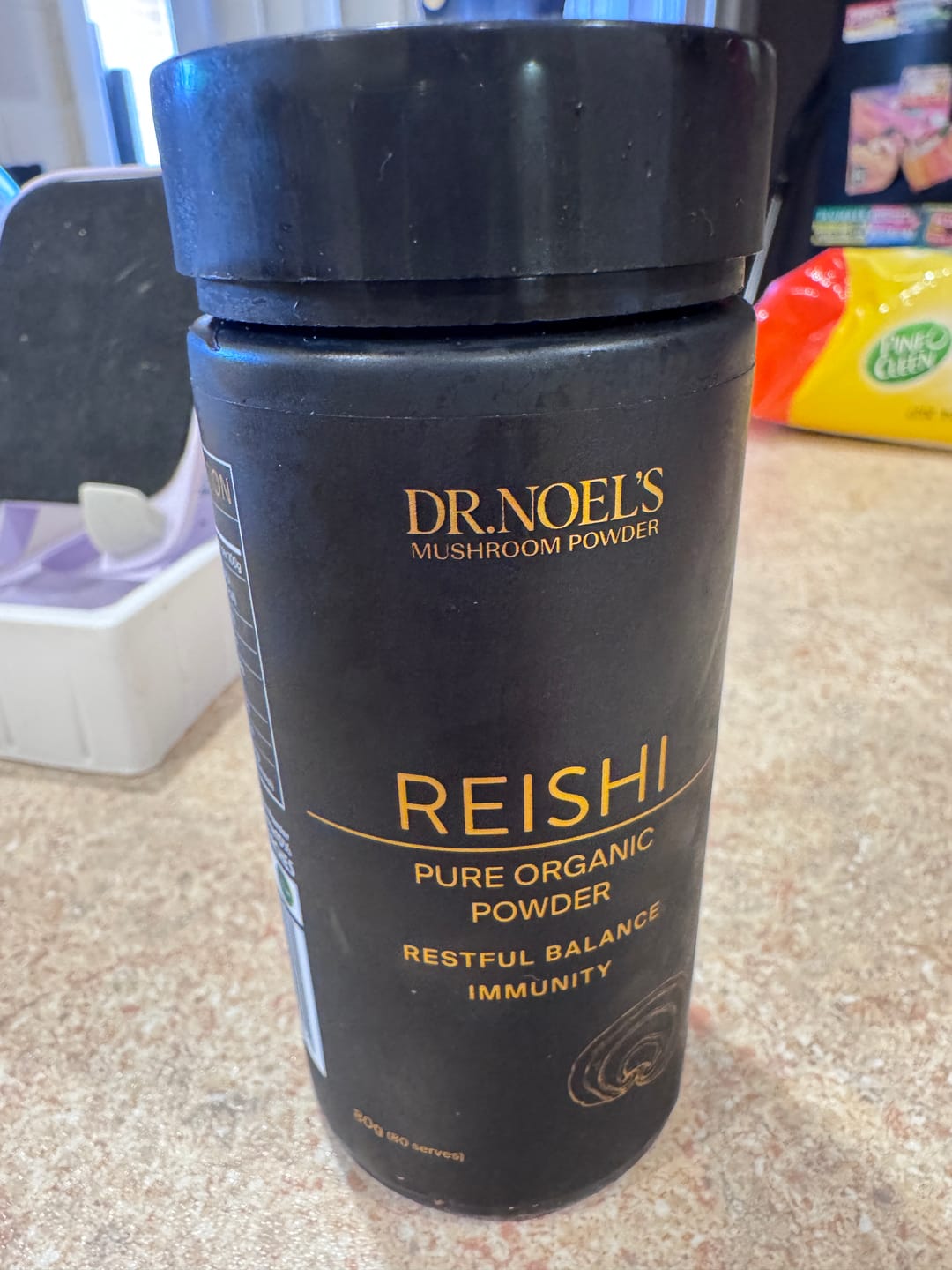 Customer photo review of Organic Reishi Mushroom Extract Powder