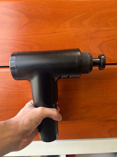 Customer photo review of Pistola masajeadora profesional