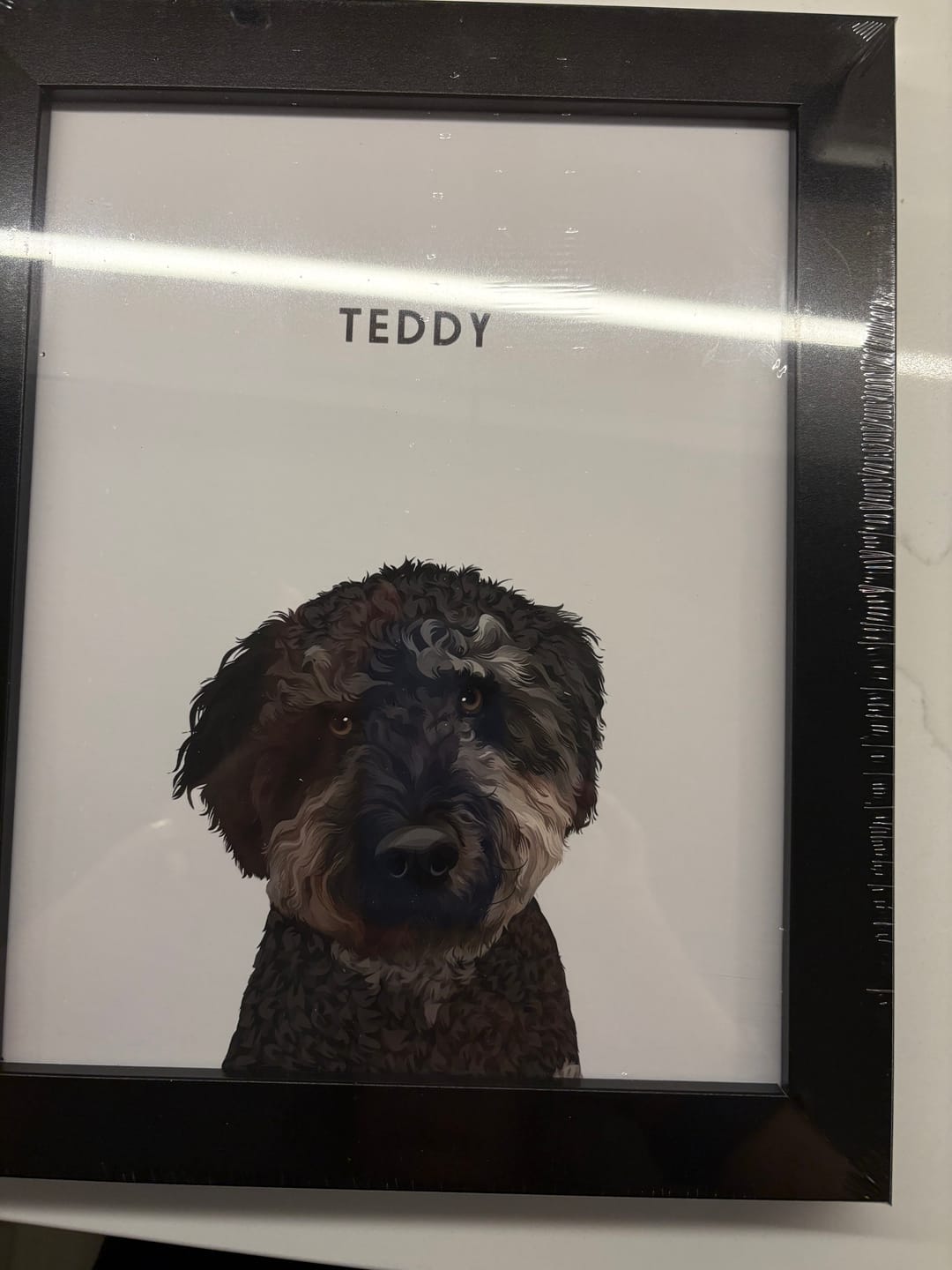 Customer photo review of Custom Pet Portrait Mug