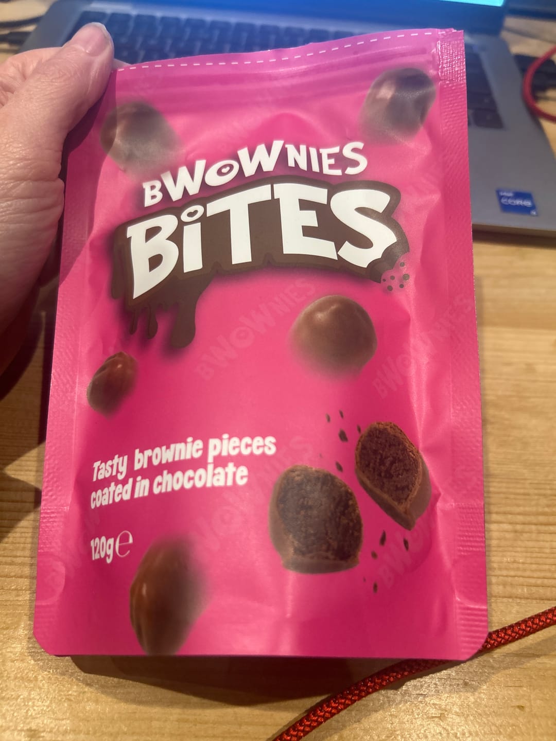Customer photo review of BWOWNIES BITES