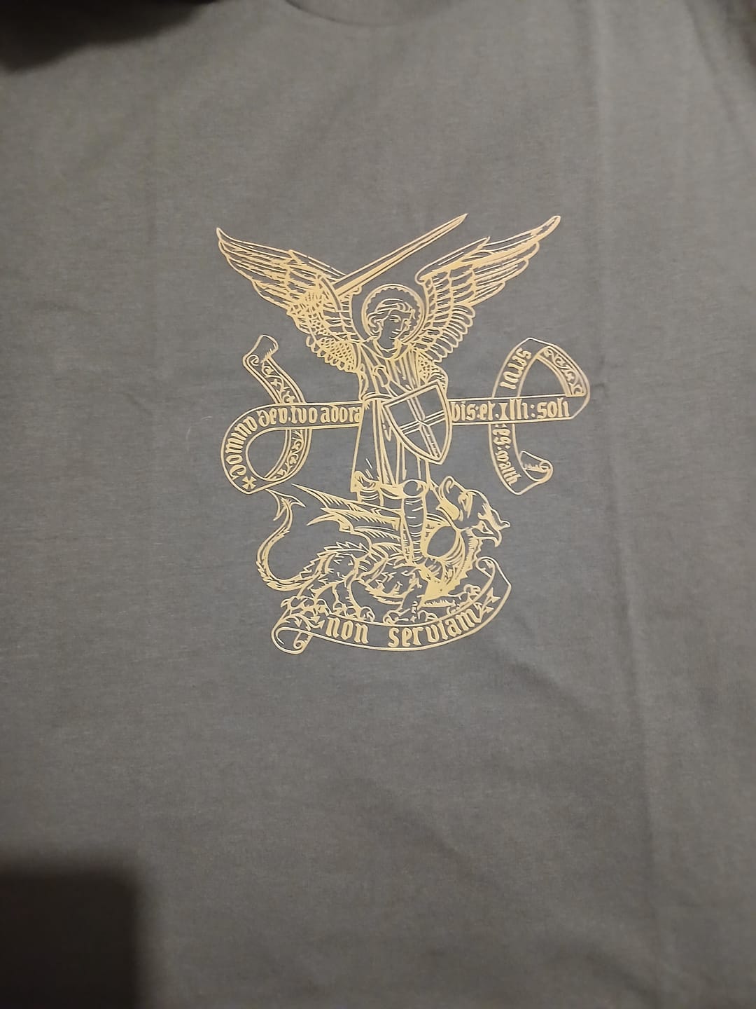 Customer photo review of T-shirt - Archange Saint-Michel