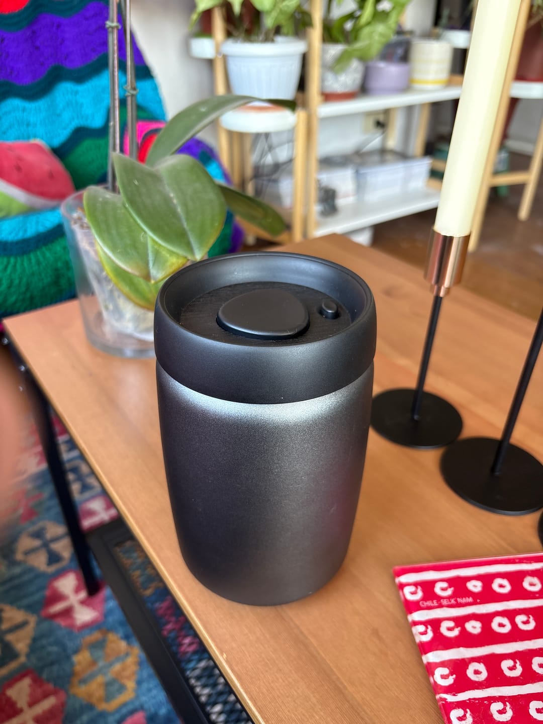 Customer photo review of Contenedor De Café Vacuum Negro 500g