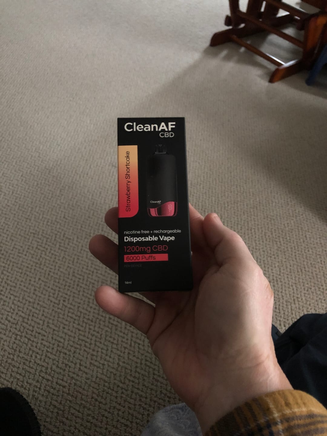 Customer photo review of Strawberry Shortcake CBD Vape Pen