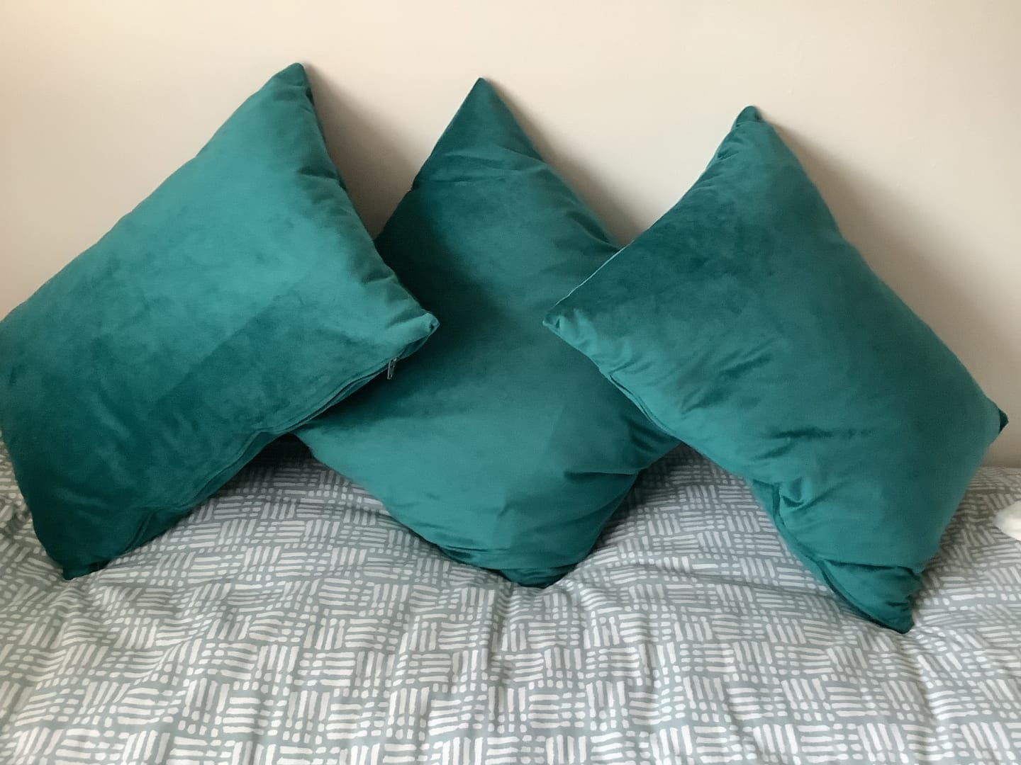 Customer photo review of Plain Upholstery Velvet Fabric