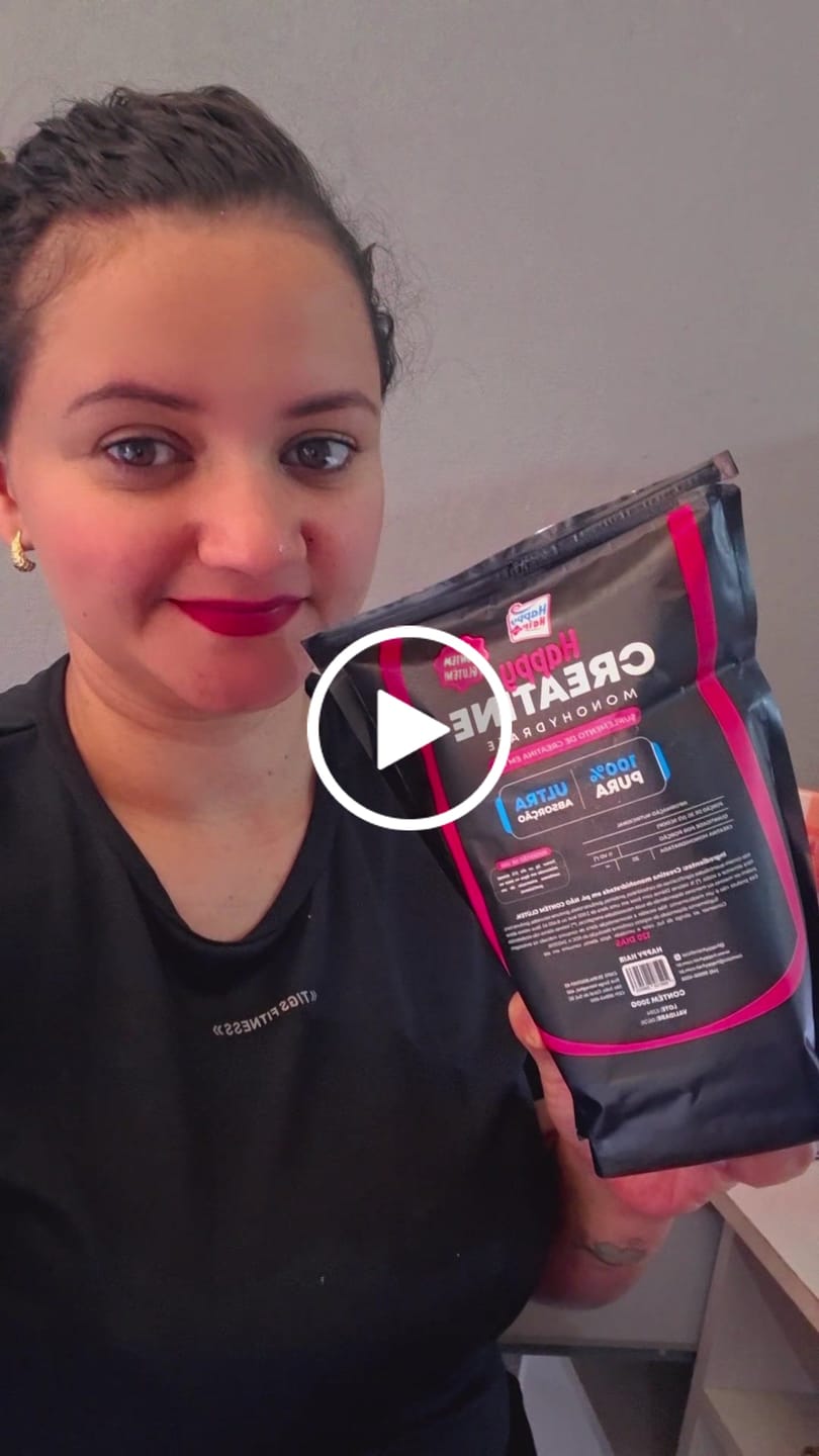 Customer video review of Creatina Monohidratada 100% Pura 300g - Happy Creatine