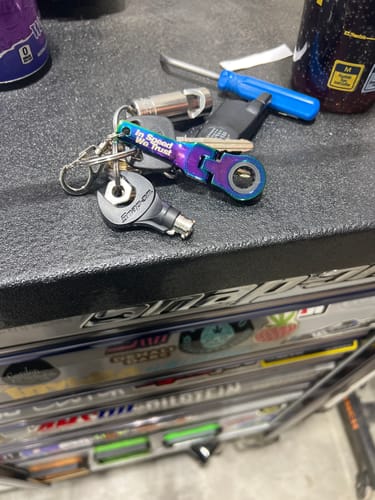Customer photo review of 10mm Wrench Keychain
