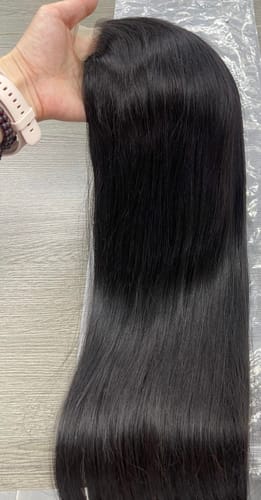 Customer photo review of Natural Vietnamese SDD Bone Straight Closure