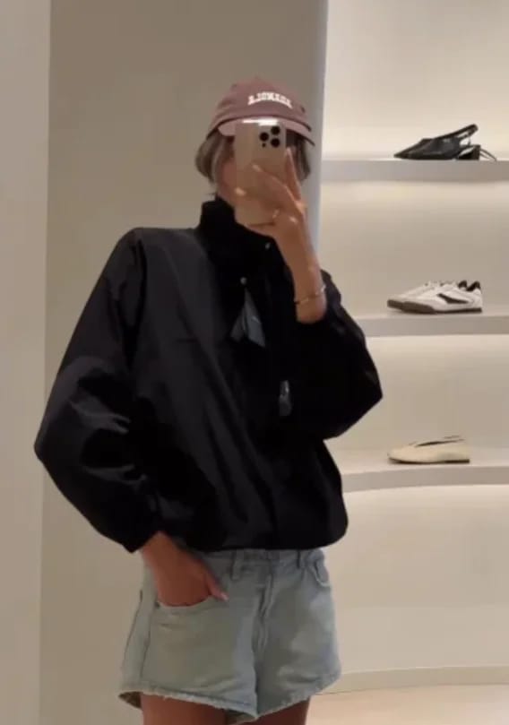 Customer photo review of Clara High-Neck Jacket