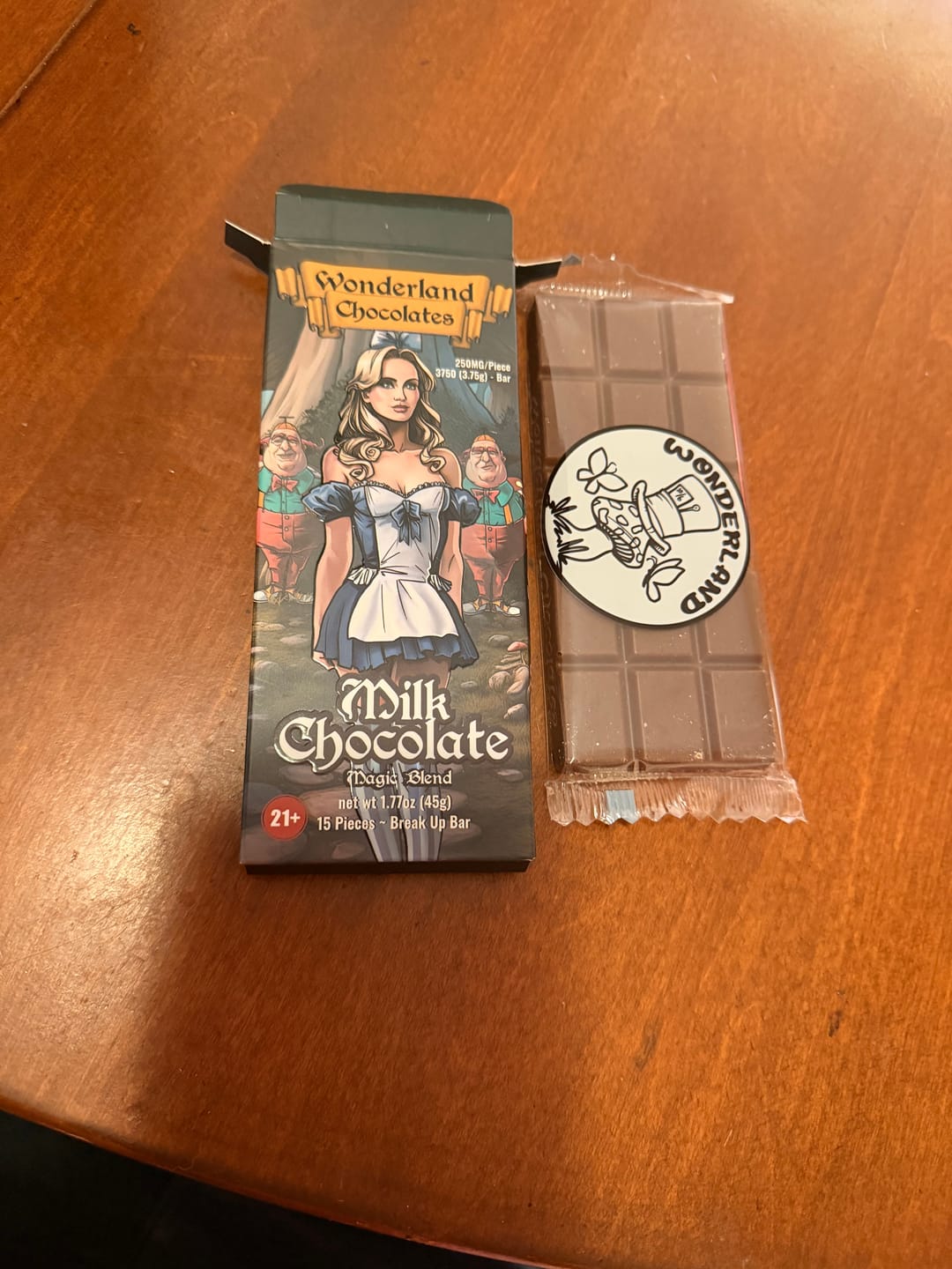 Customer photo review of Wonderland Chocolates