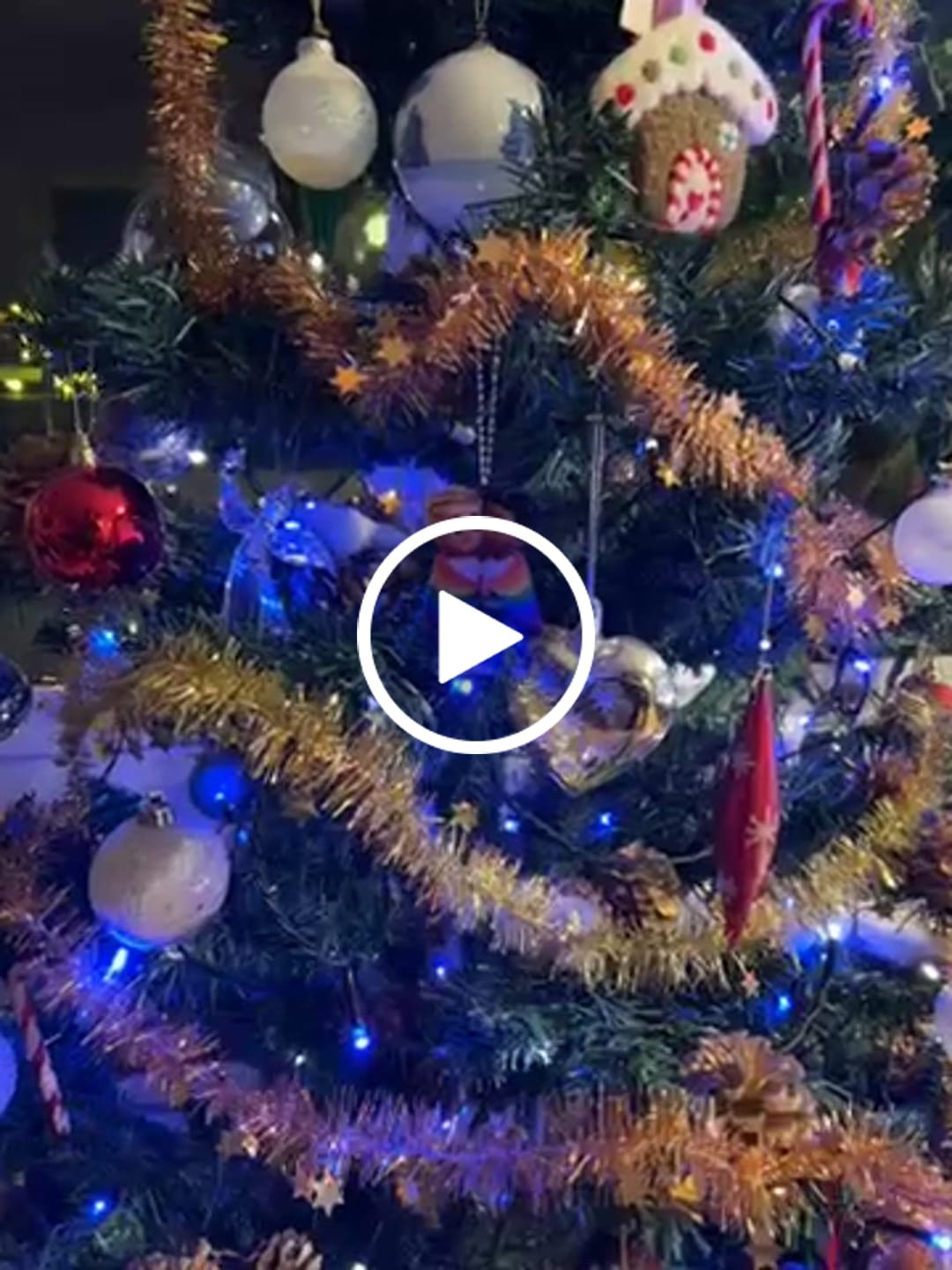 Customer video review of Pride Month LGBT Couple Love Is Love Personalized Acrylic Christmas Ornament