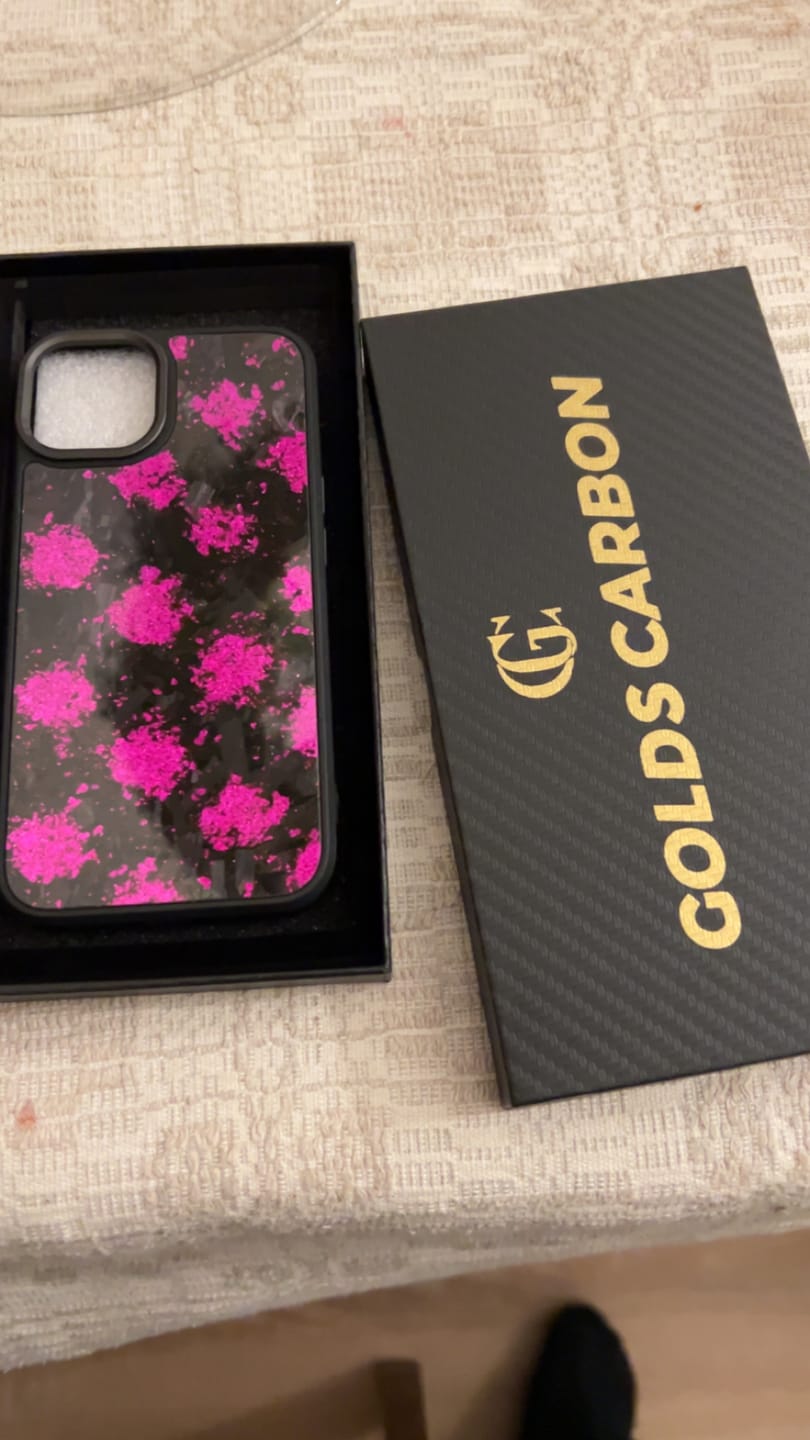 Customer photo review of Forged Carbon Case Purple