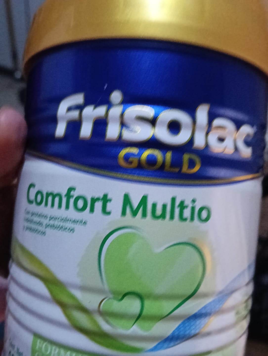 Customer photo review of Frisolac Gold Comfort Multio (0-12 Meses) Pack C/ 1.2 Kg
