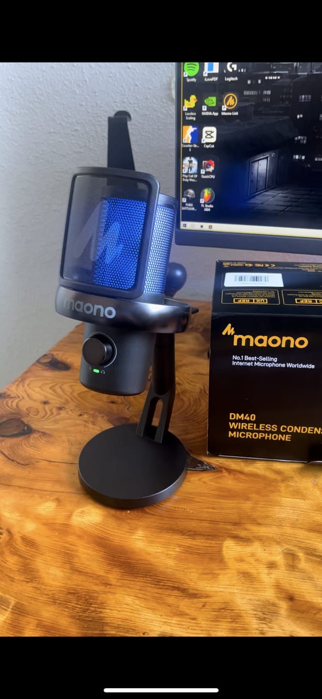 Customer photo review of Maono DM40 Pro USB/Kablosuz Mikrofon