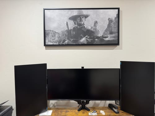 Customer photo review of The Outlaw Canvas Set - Black & White