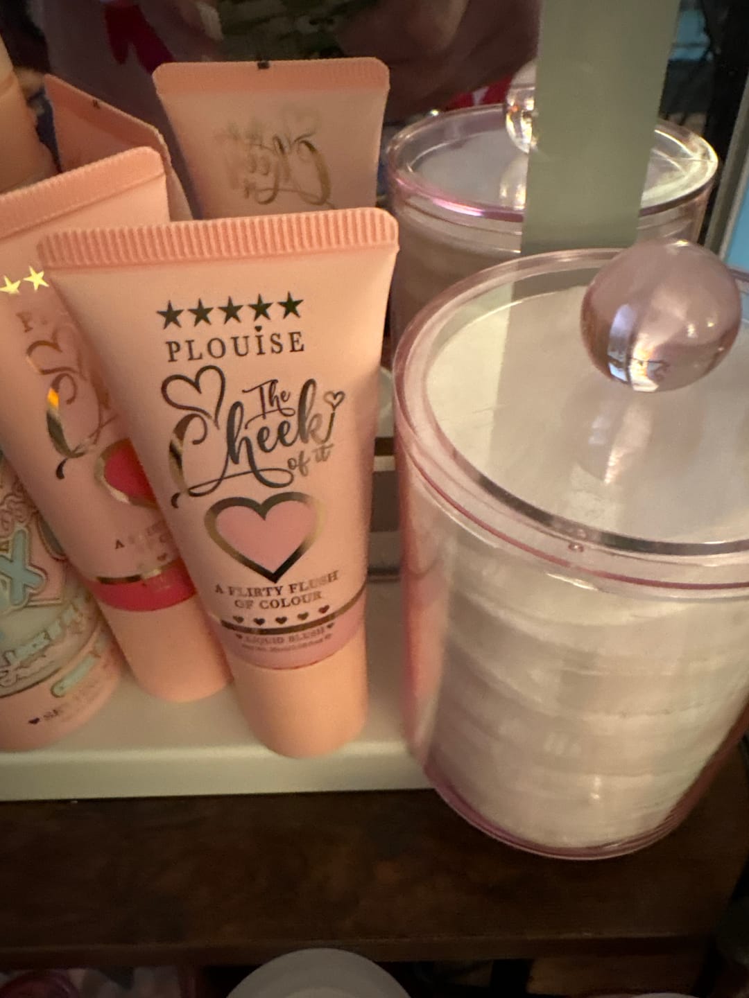Customer photo review of P.Louise The Cheek Of It Shimmer Liquid Blush
