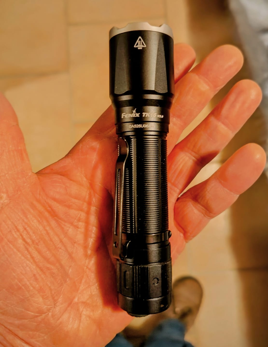 Customer photo review of Fenix TK16 V2.0 - 3100 lumens - Rechargeable USB-C - Pack complet