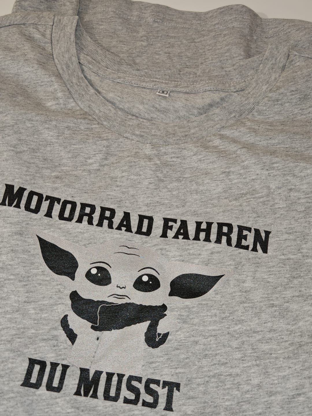 Customer photo review of Motorrad fahren du musst - Premium T-Shirt
