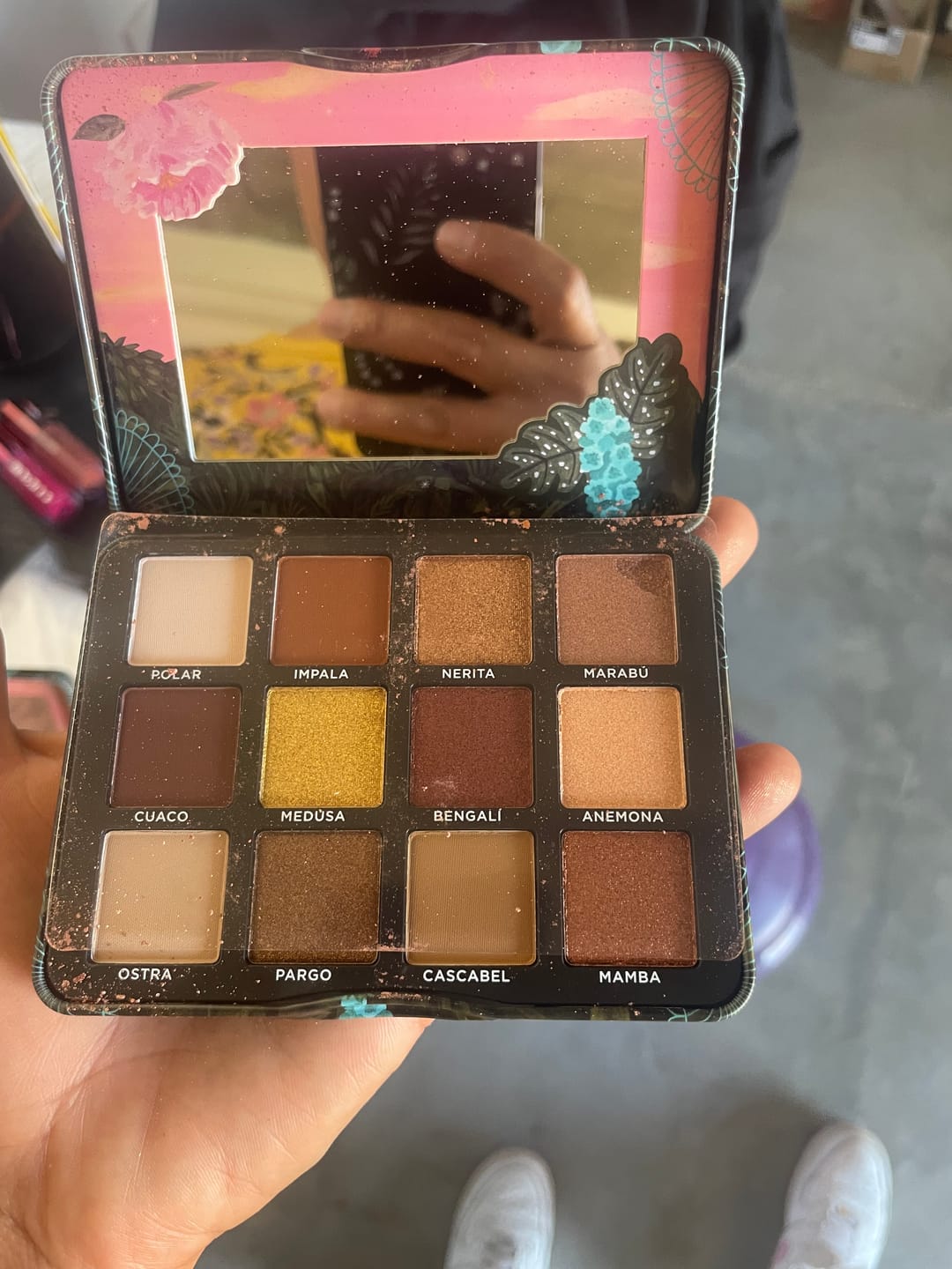 Customer photo review of Set de Sombras Fauna con 12 tonos