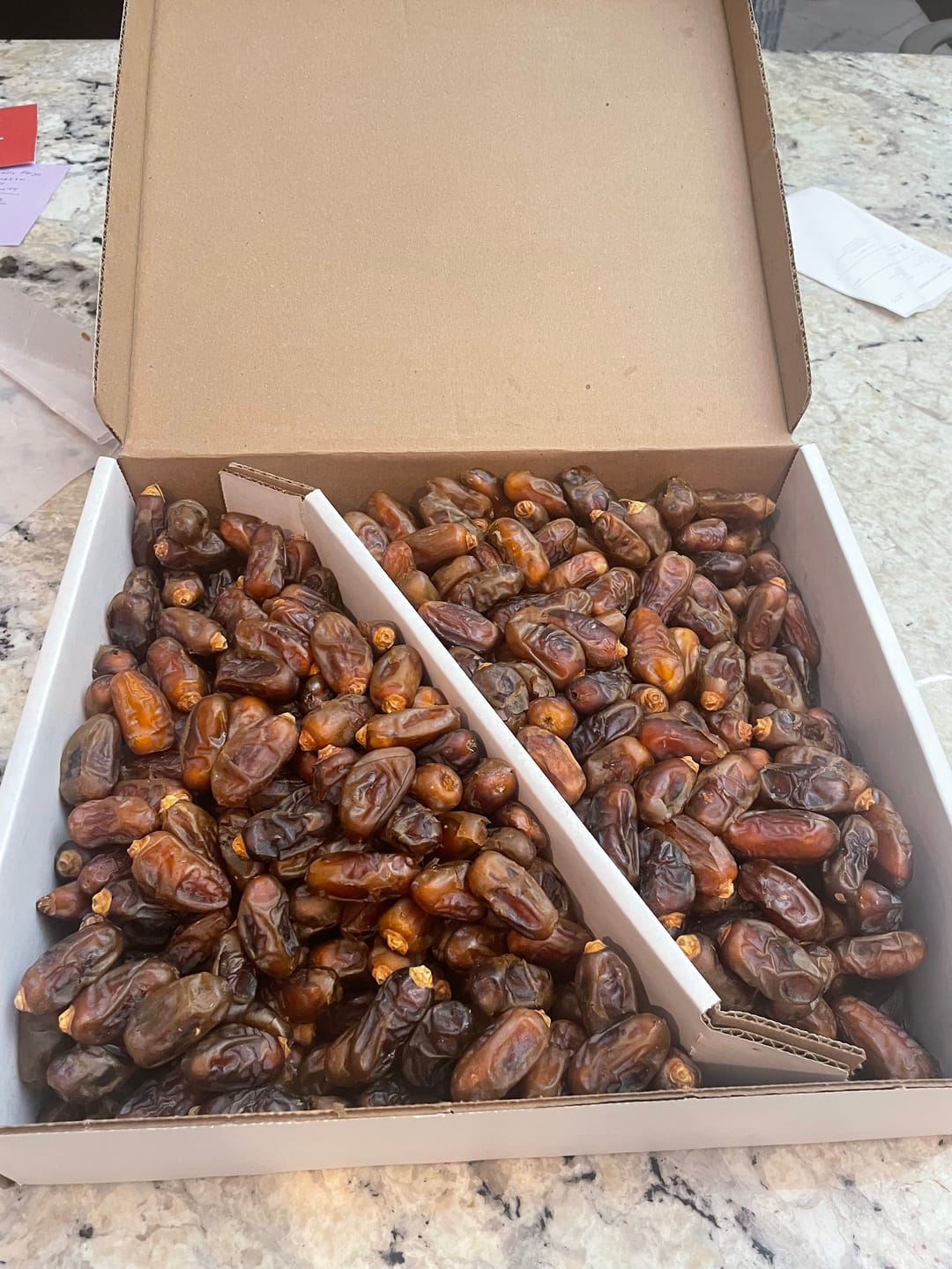 Customer photo review of Organic Halawi Dates Box