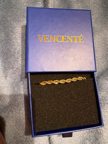 Customer photo review of Rope Bracelet 5MM (Gold)