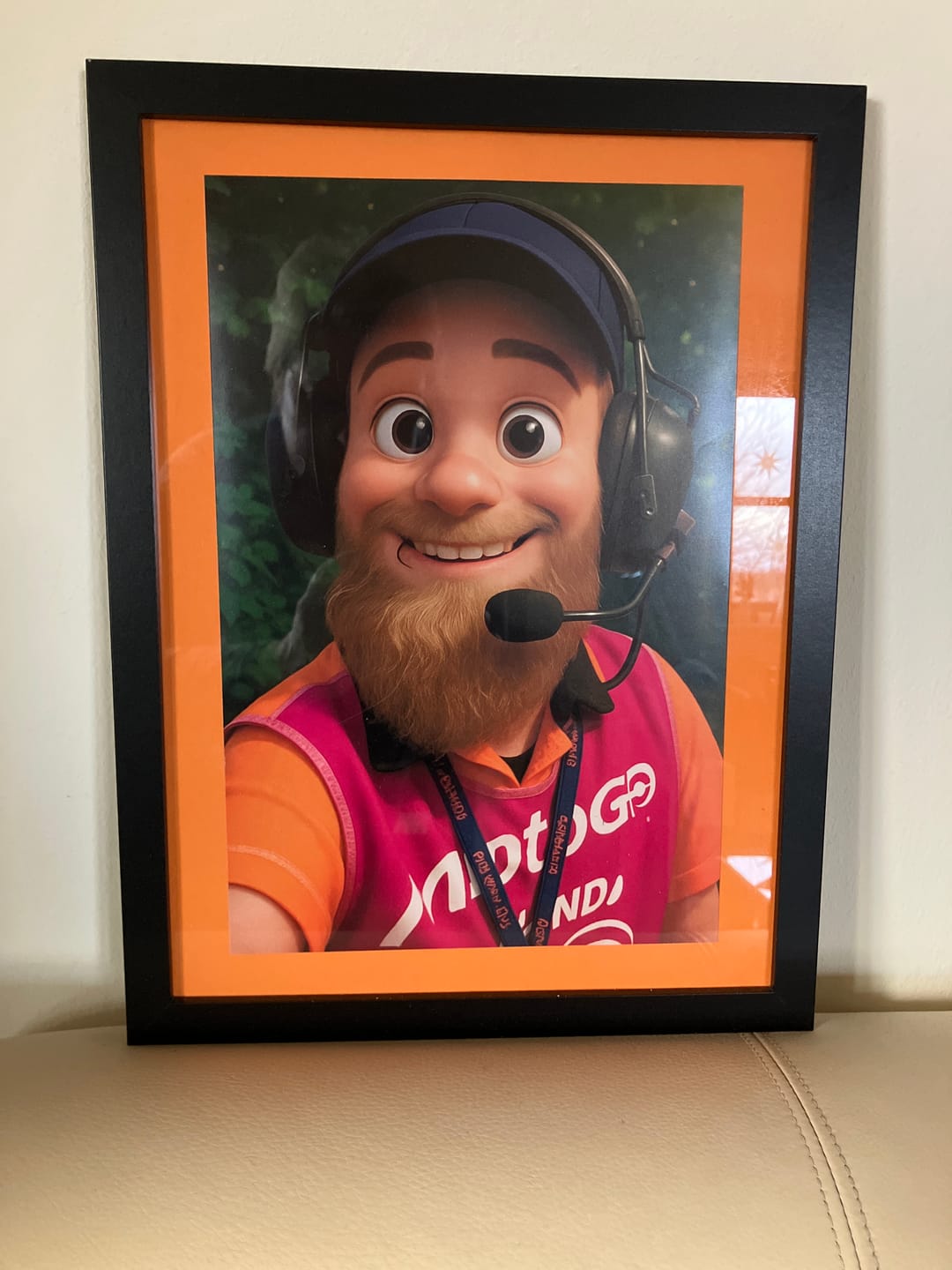 Customer photo review of Cartoon Love - Personalisiertes Poster mit Cartoon 3D Effekt im Comic Style