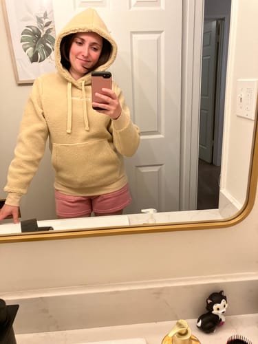 Customer photo review of Unisex Sherpa Hoodie