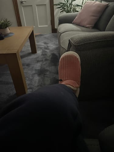 Customer photo review of Cozie Co Slippers