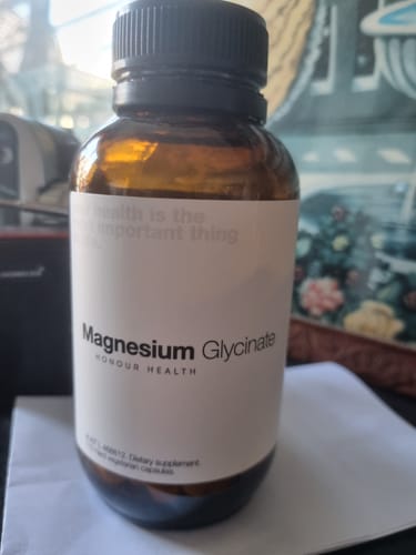 Customer photo review of Magnesium Glycinate (Pure & Unbuffered) - 110 Capsules