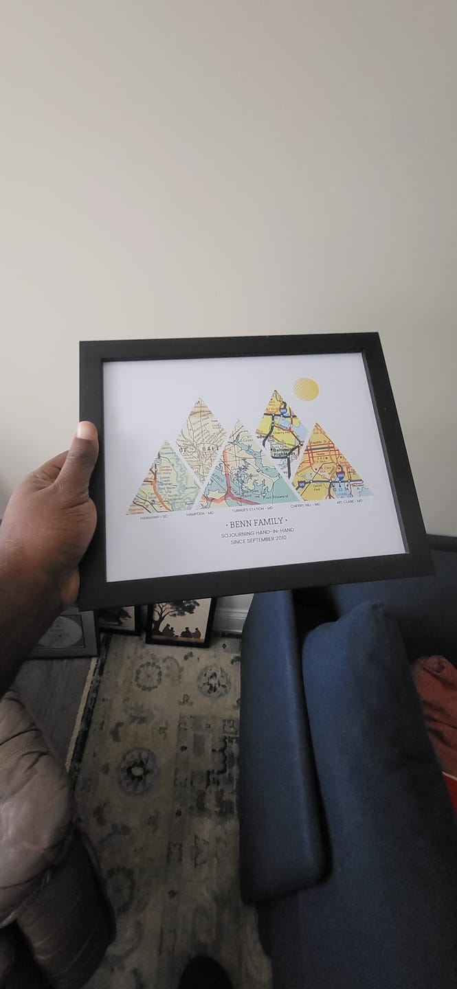 Customer photo review of Milestones Map [Digital Only]