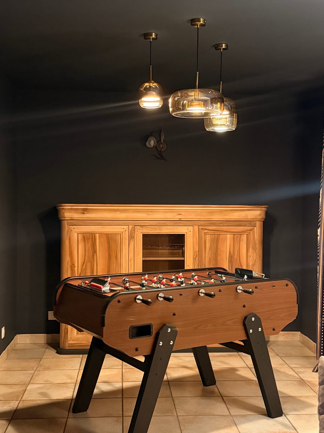 Customer photo review of Suspension moderne en verre teinté NOVA | 1 Suspension