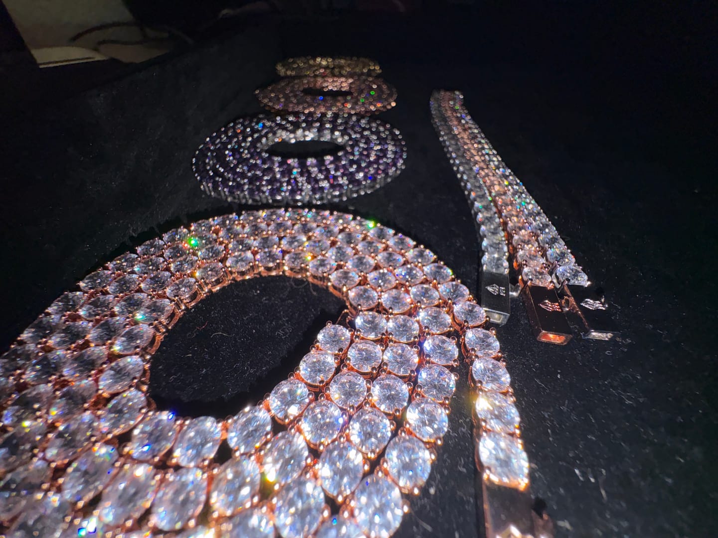 Customer photo review of 5mm Tennis Chain - Rose Gold