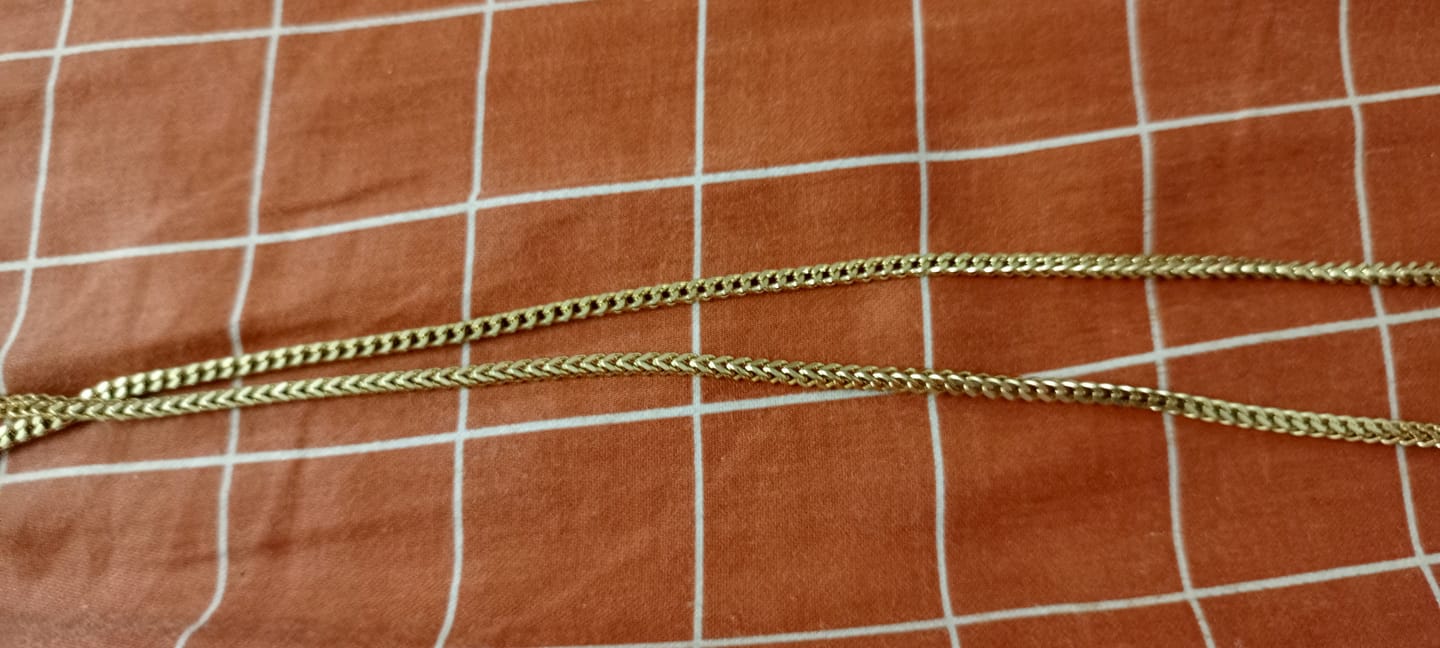 Customer photo review of Rounded Link Statement Chain for Men