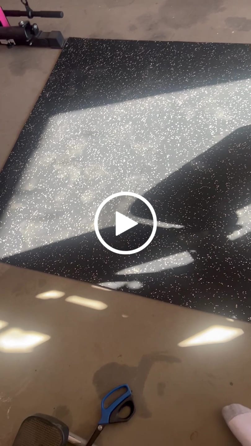 Customer video review of RitFit Rubber Flooring Gym Mats Interlocking Tiles 0.25'' Thickness