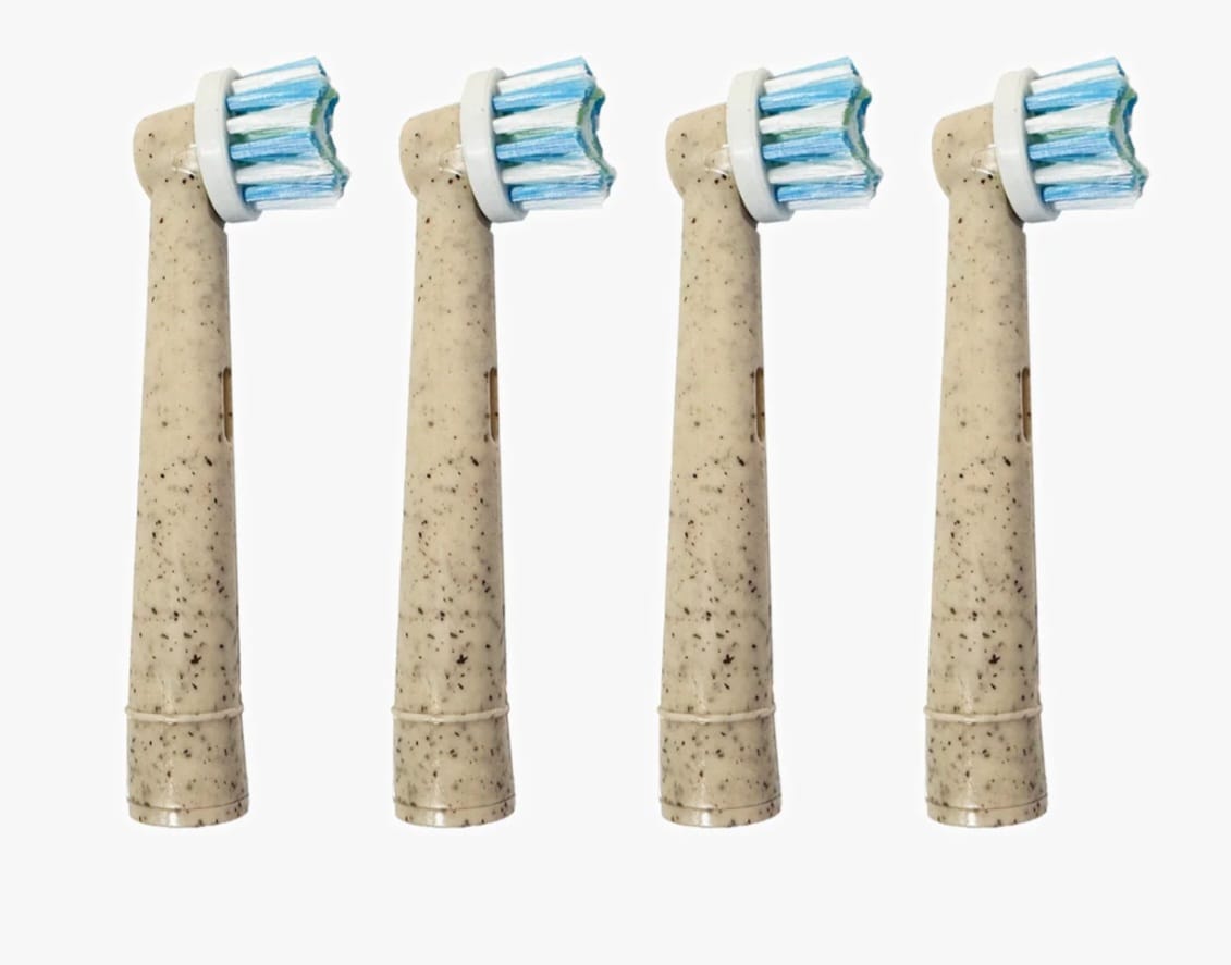 Customer photo review of Plant-based Electrical toothbrush heads (4 pack)