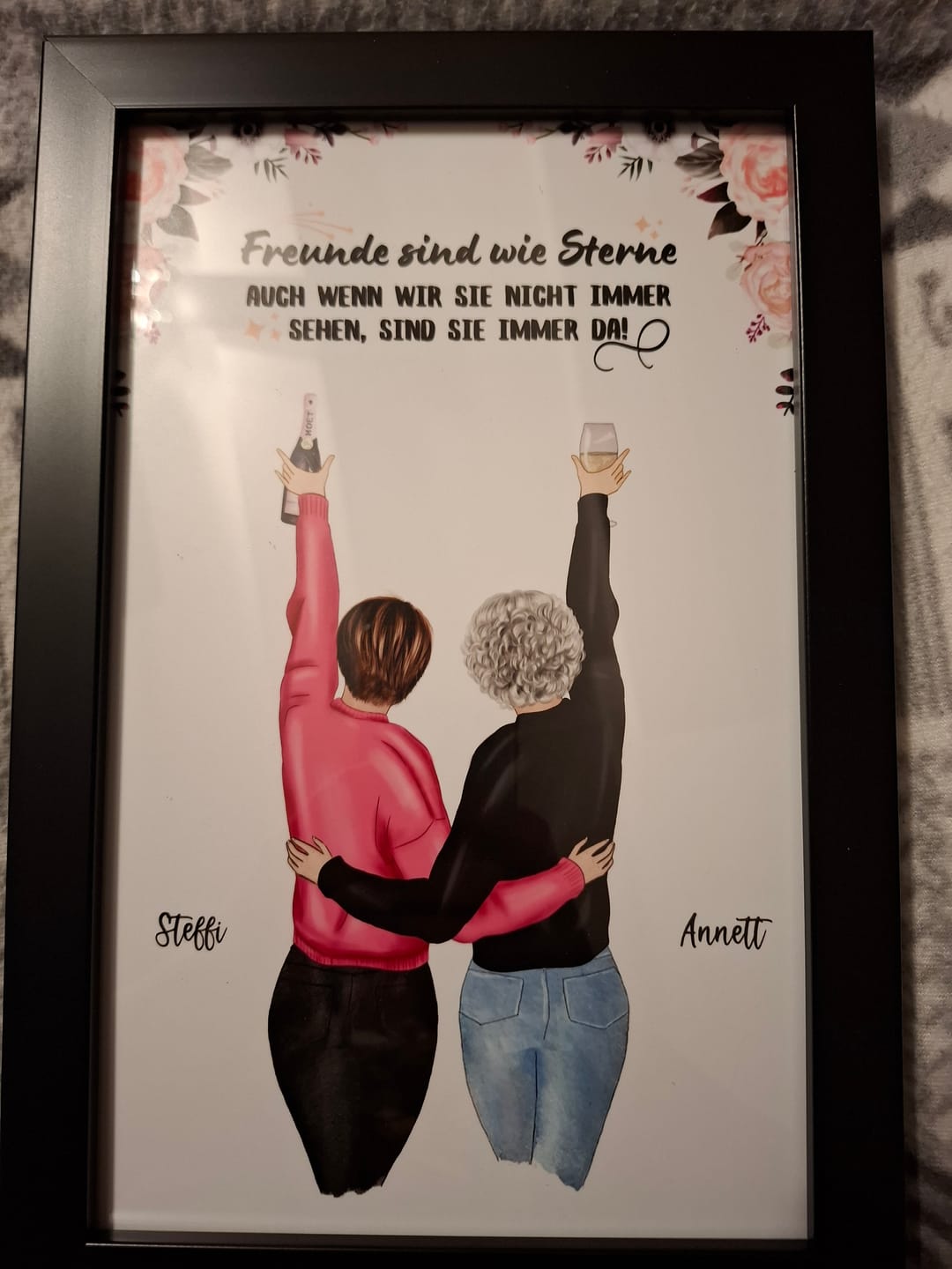 Customer photo review of Best Friends Forever - Personalisiertes Poster