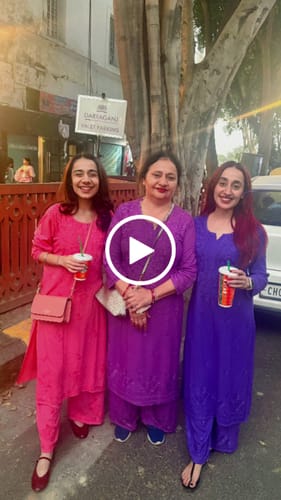 Customer video review of Azel Ice Blue 2 piece Rayon set