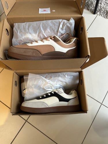 Customer photo review of Lilac - Wide Toe Shoes