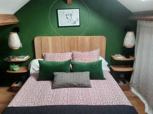 Customer photo review of HORSENS - Tête de lit 140 cm en bois