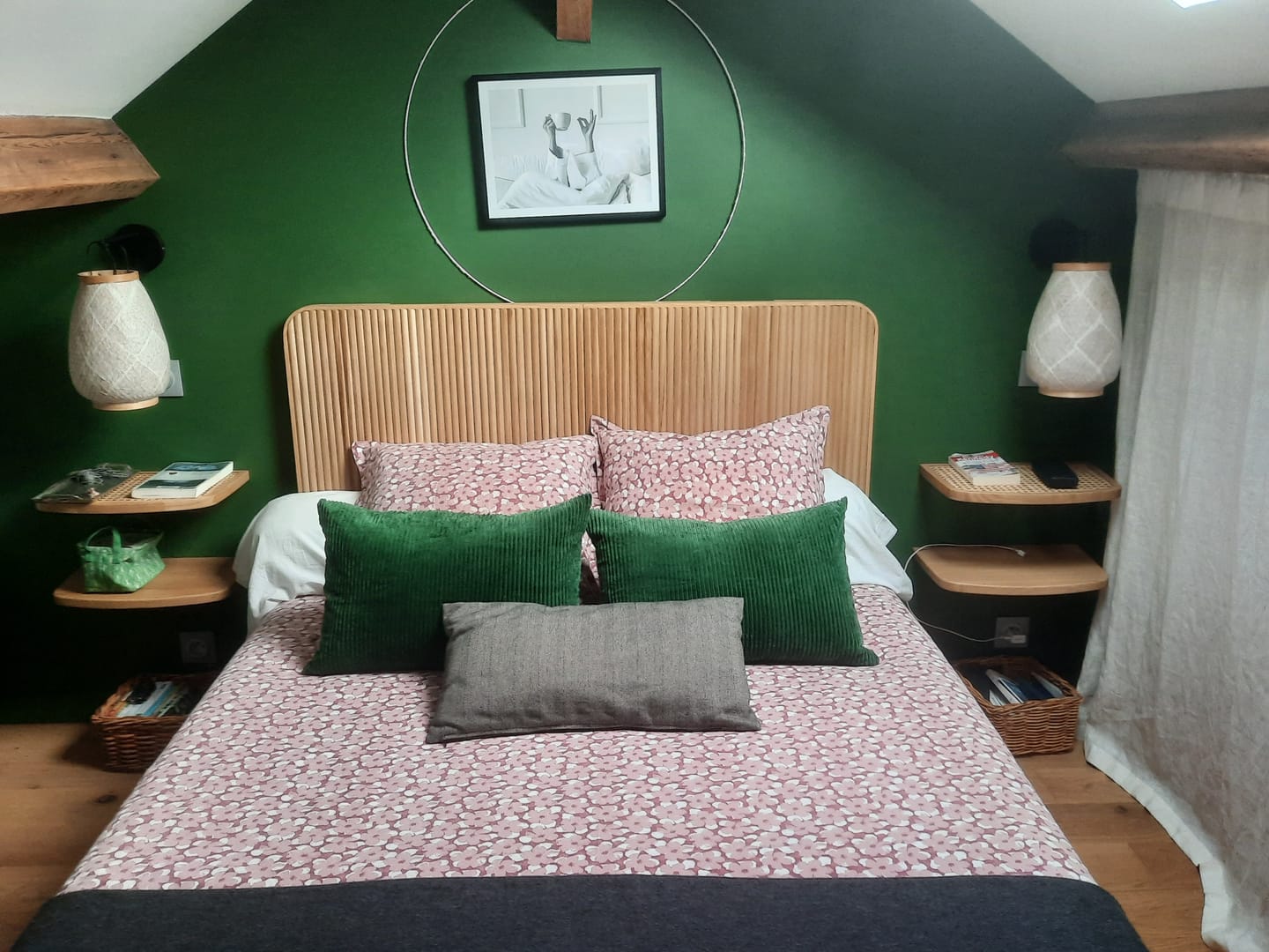 Customer photo review of HORSENS - Tête de lit 140 cm en bois