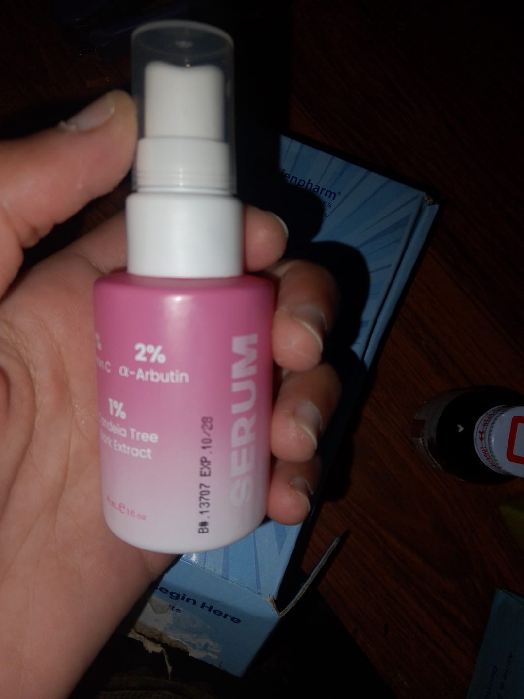 Customer photo review of Anagrow Anti Frizz Hair Serum