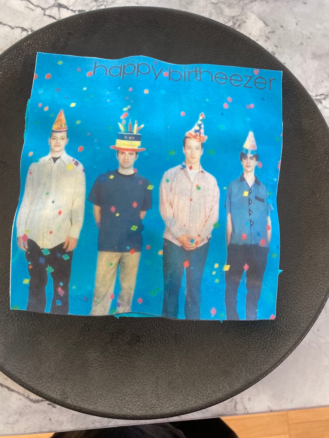 Customer photo review of Wafer Paper (0.3mm thin) - A4 Rectangle Custom Edible Image