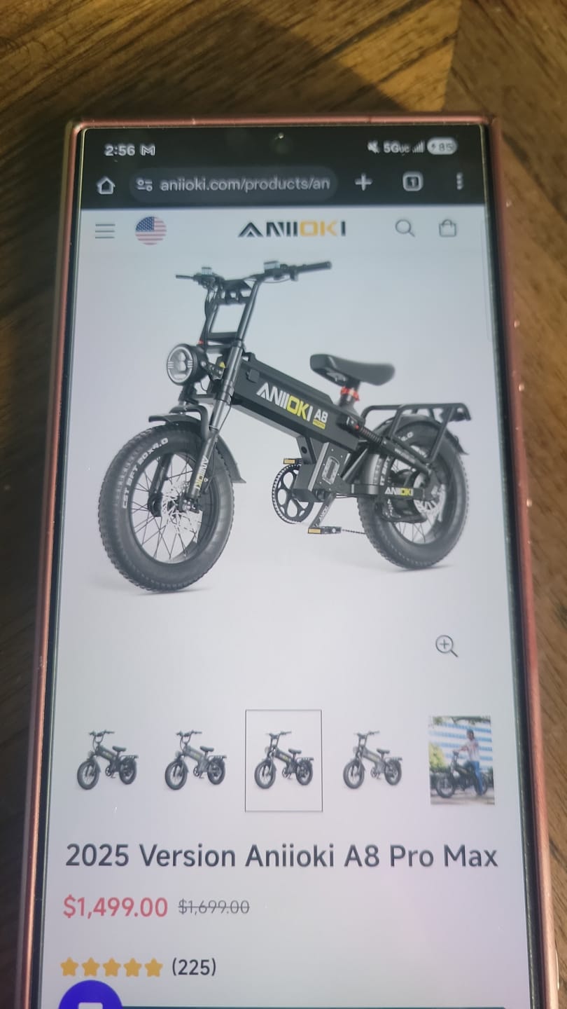 Customer photo review of 2025 Version Aniioki A8 Pro Max