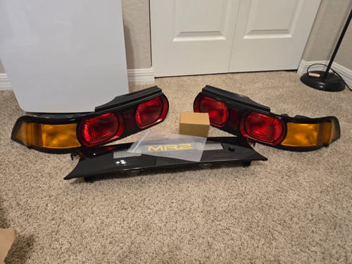Customer photo review of MR2Heaven Reproduction Kouki Tail Lights - Full Kit Combo Deal [AMBER, RED & CLEAR AVAILABLE]