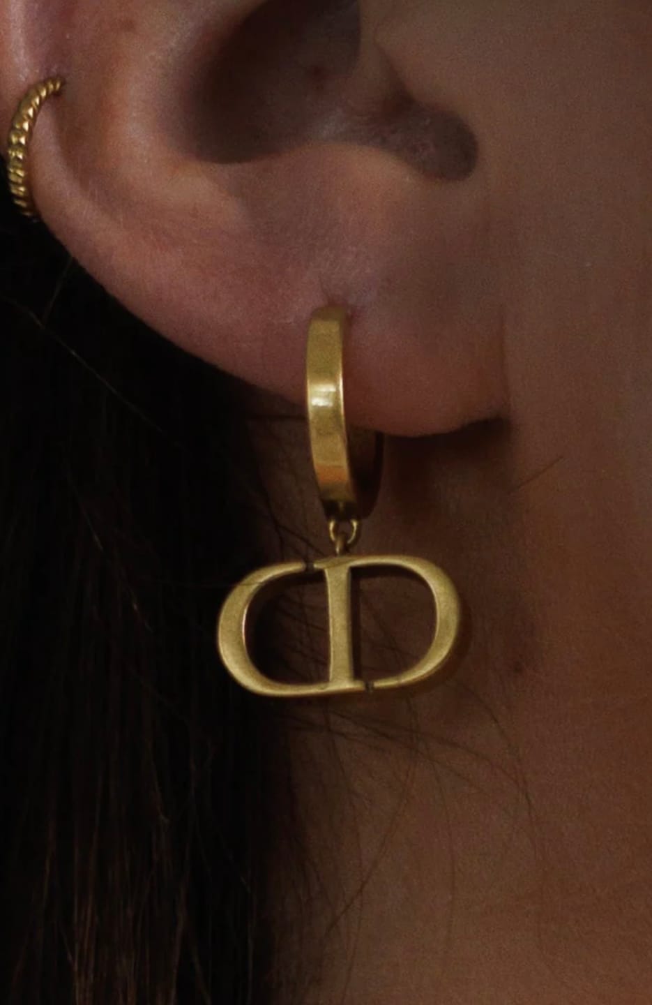 Customer photo review of Raven Earrings