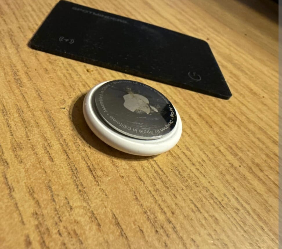 Customer photo review of Smart Tracking Card – Hitta din plånbok på sekunder
